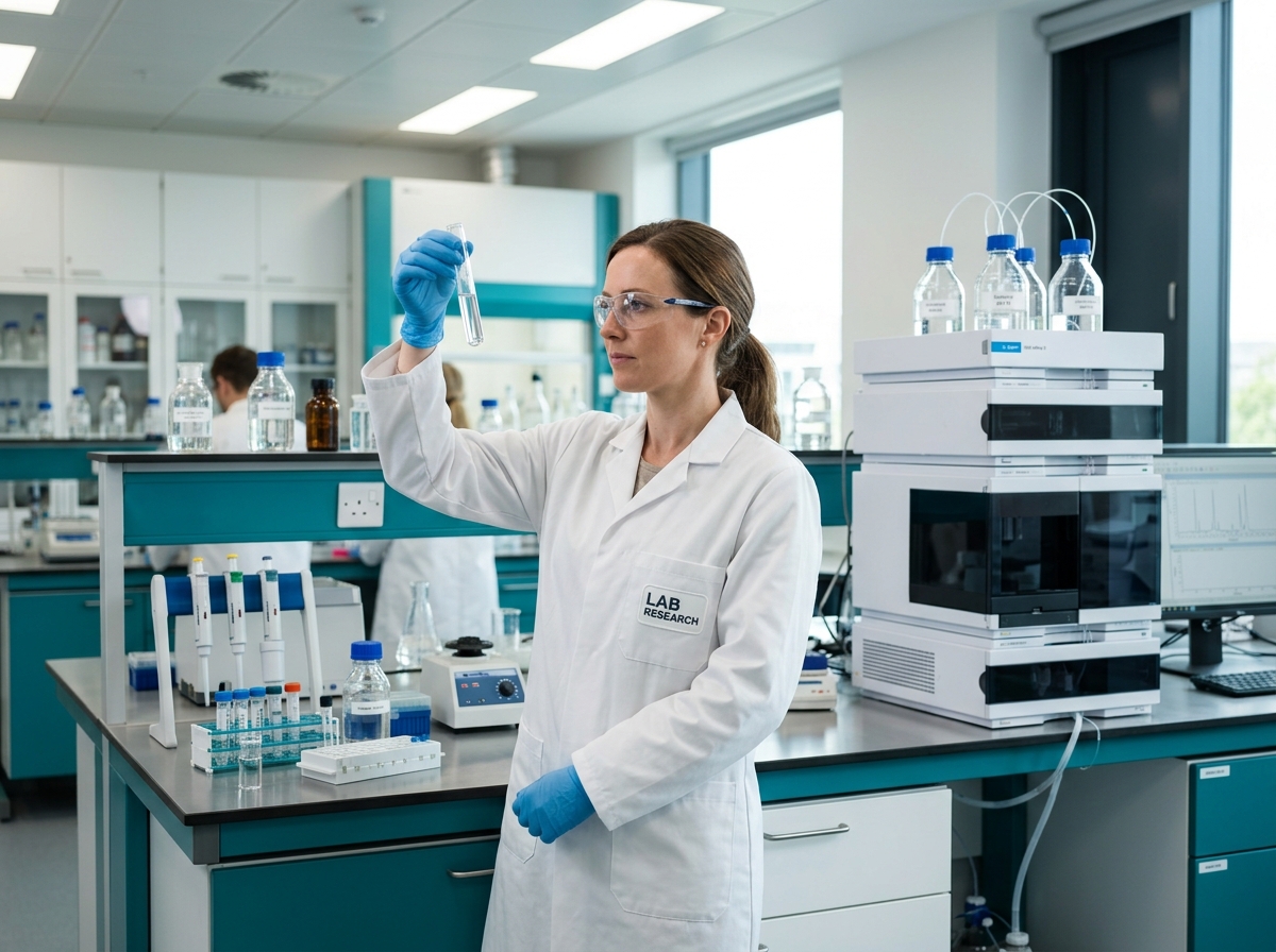 Chemist in Laboratory